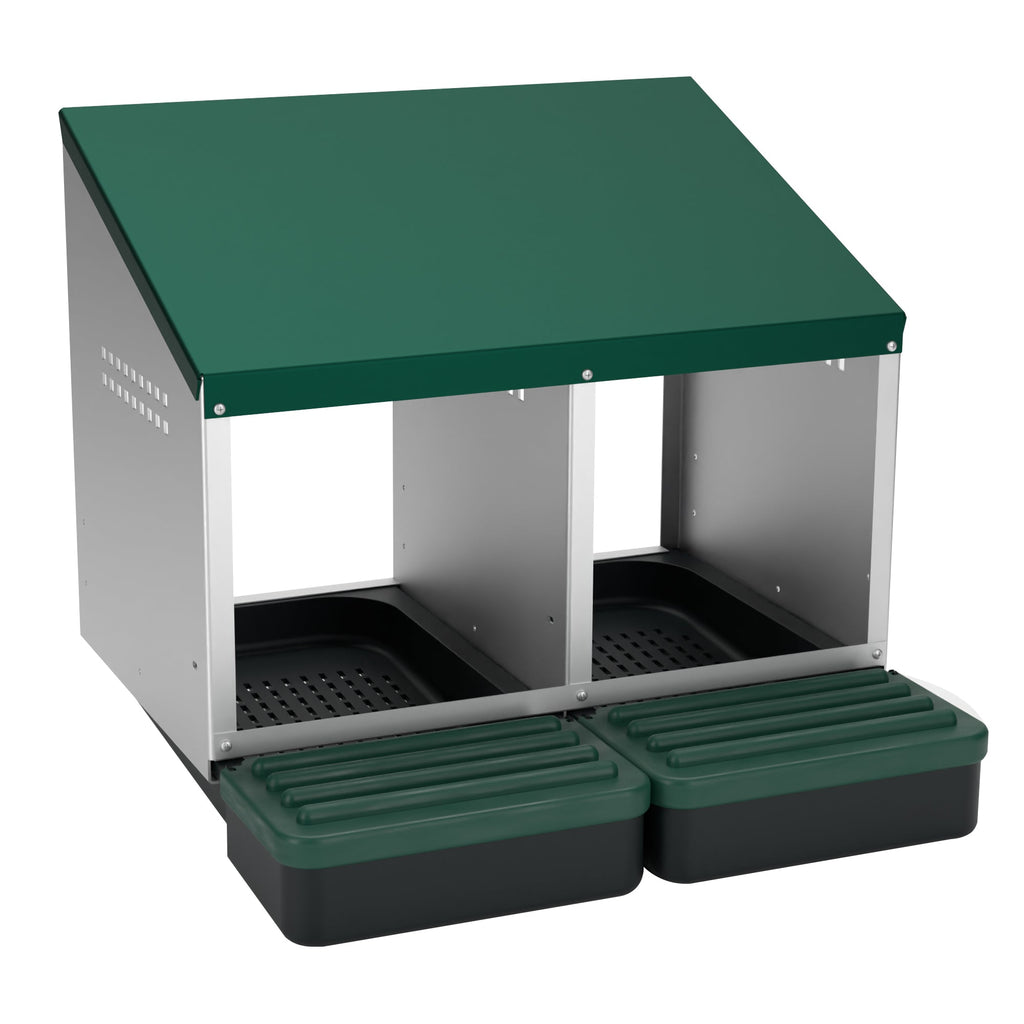 EggHouse Galvanized Nesting Box (Up to 20 Birds)