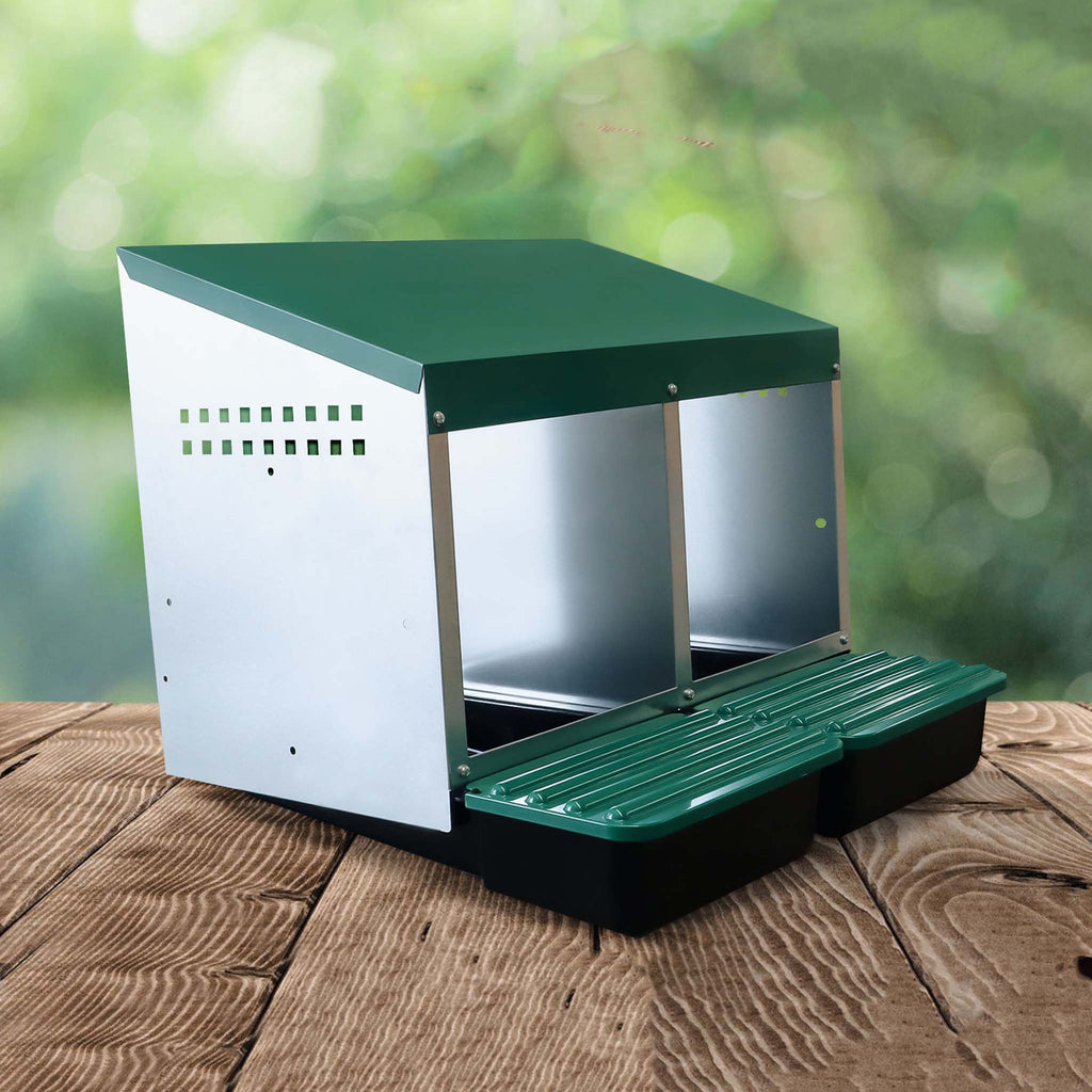 EggHouse Galvanized Nesting Box (Up to 20 Birds)