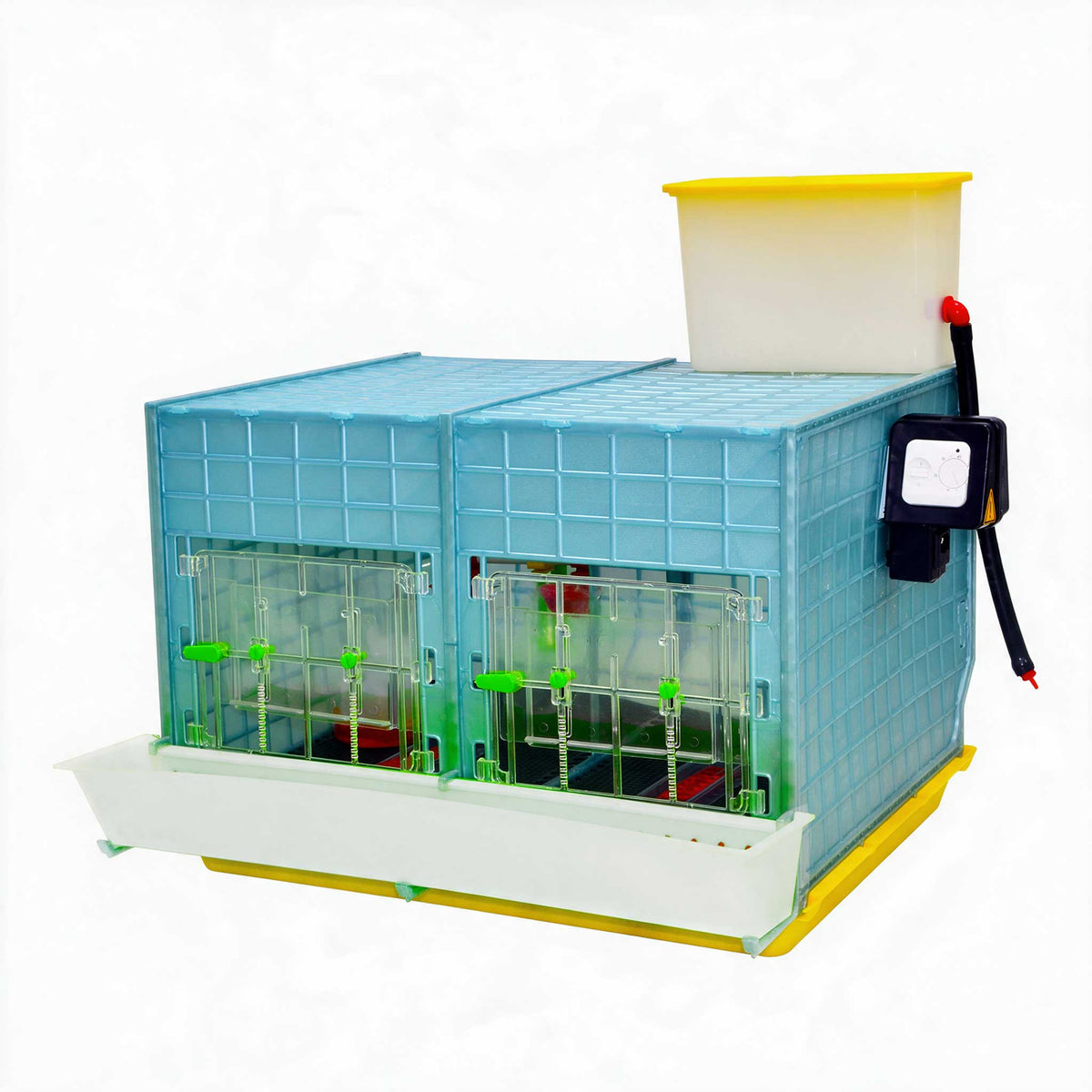 Chick Brooder - 2 Section H:15" (Starter Kit for Chickens, Turkeys, Ducks) from Hatching Time