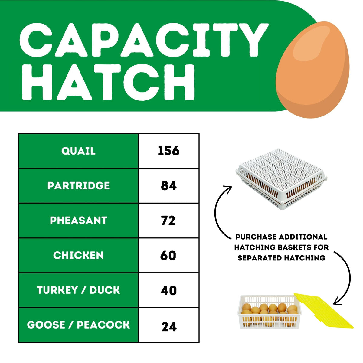 CT60 H - Egg Hatcher Only - Automatic Poultry Hatching Machine