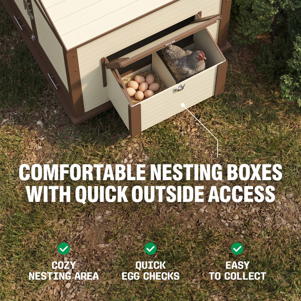 Flock Right Chicken Coop - House with Stand