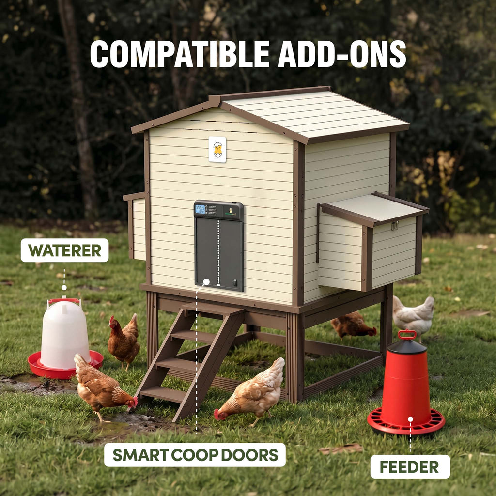 Flock Right Chicken Coop - House with Stand