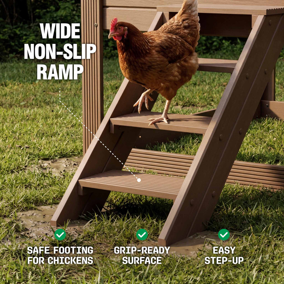 Flock Right Chicken Coop - House with Stand