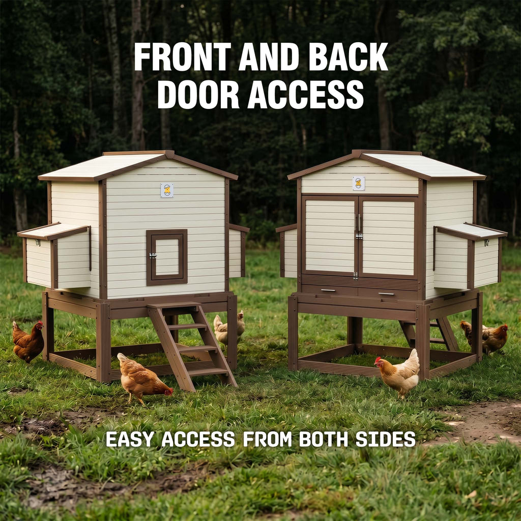 Flock Right Chicken Coop - House with Stand