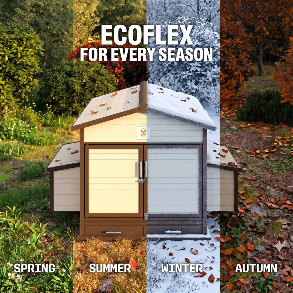 Flock Right Chicken Coop - House with Stand