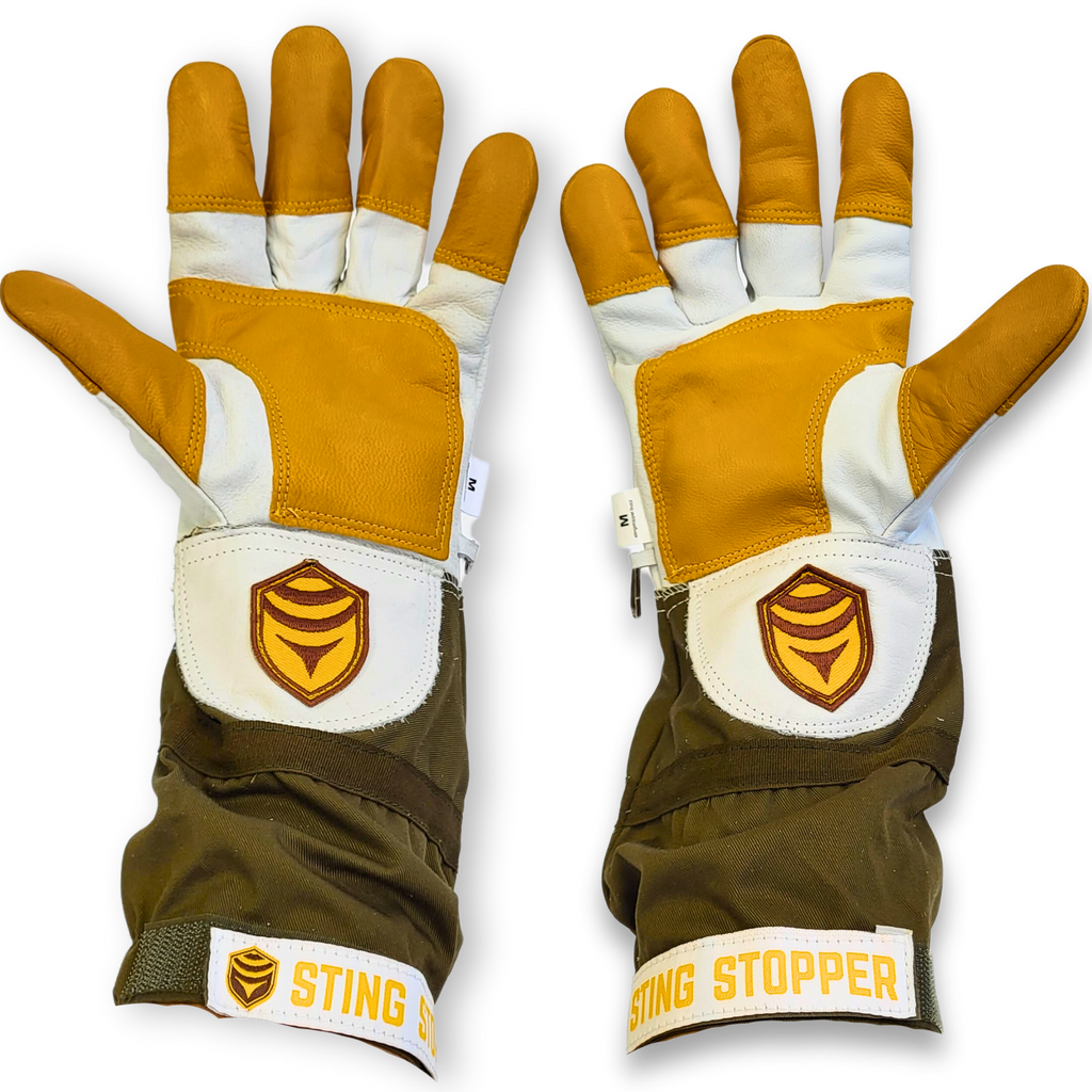 Heavy Duty Goat Skin Beekeeping Gloves