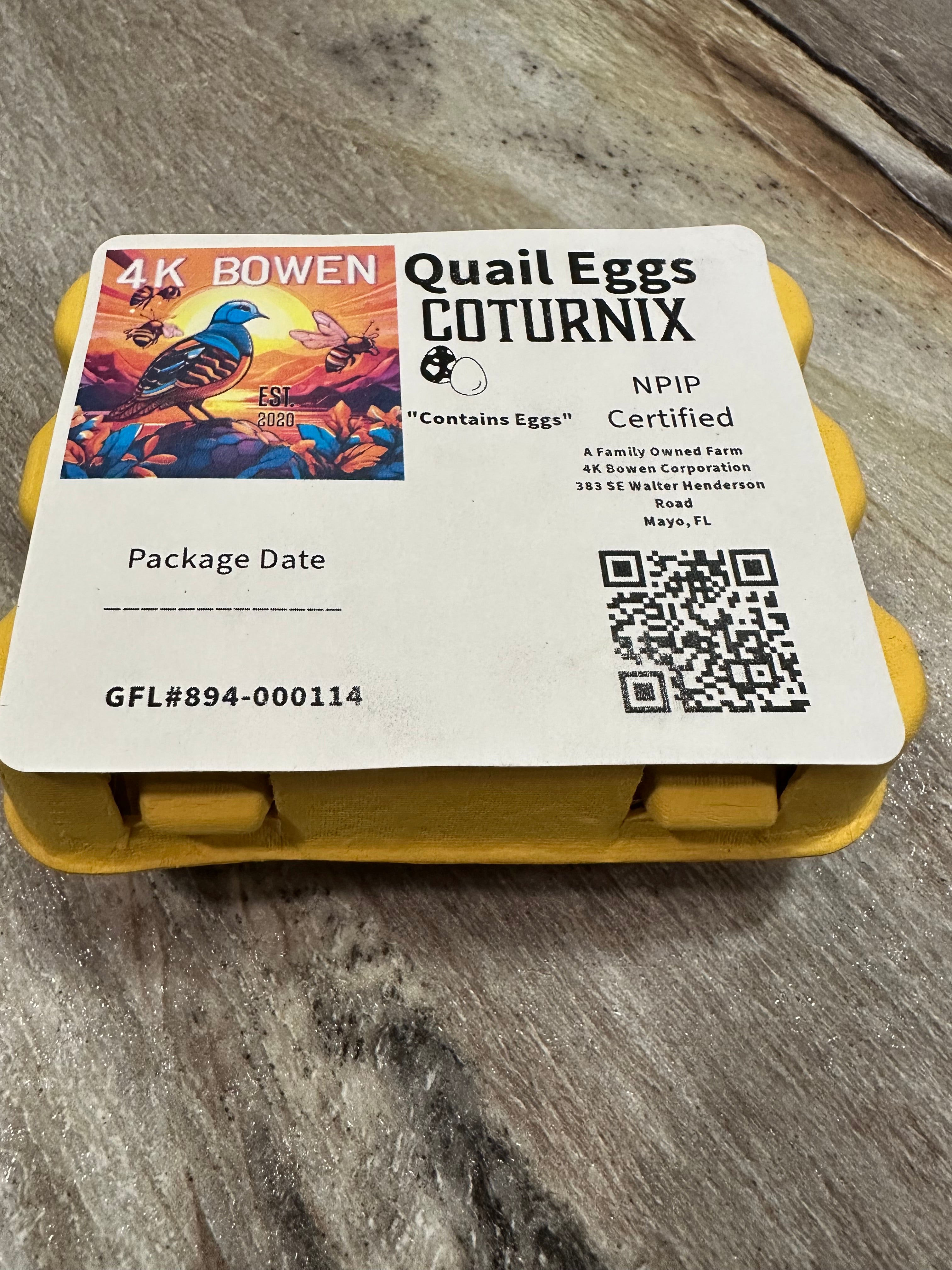 36 Sunset Mix Quail Hatching Eggs