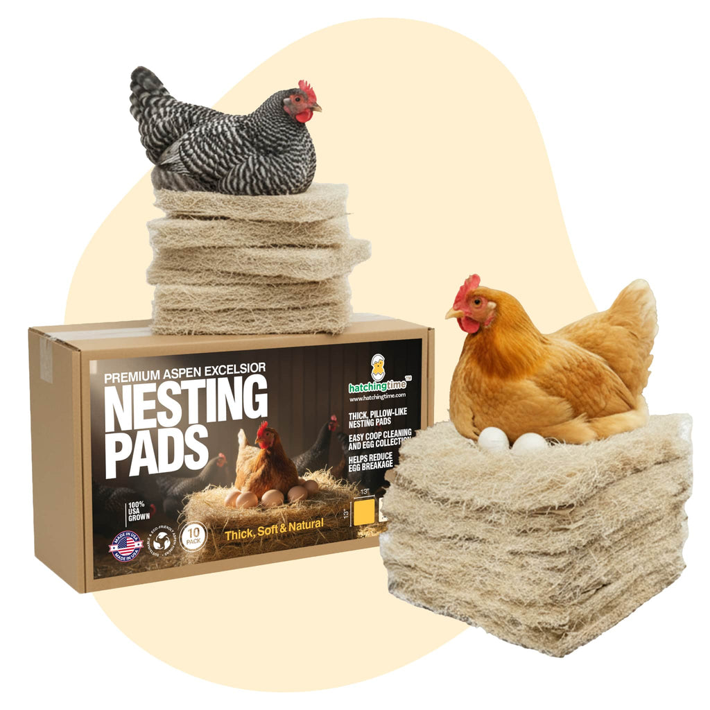 Hatching Time Premium Nesting Pads for Poultry