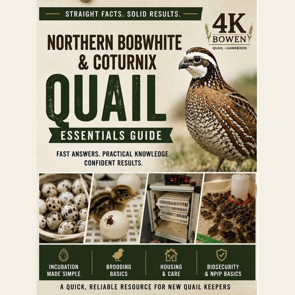NORTHERN BOBWHITE &  COTURNIX QUAIL ESSENTIALS GUIDE