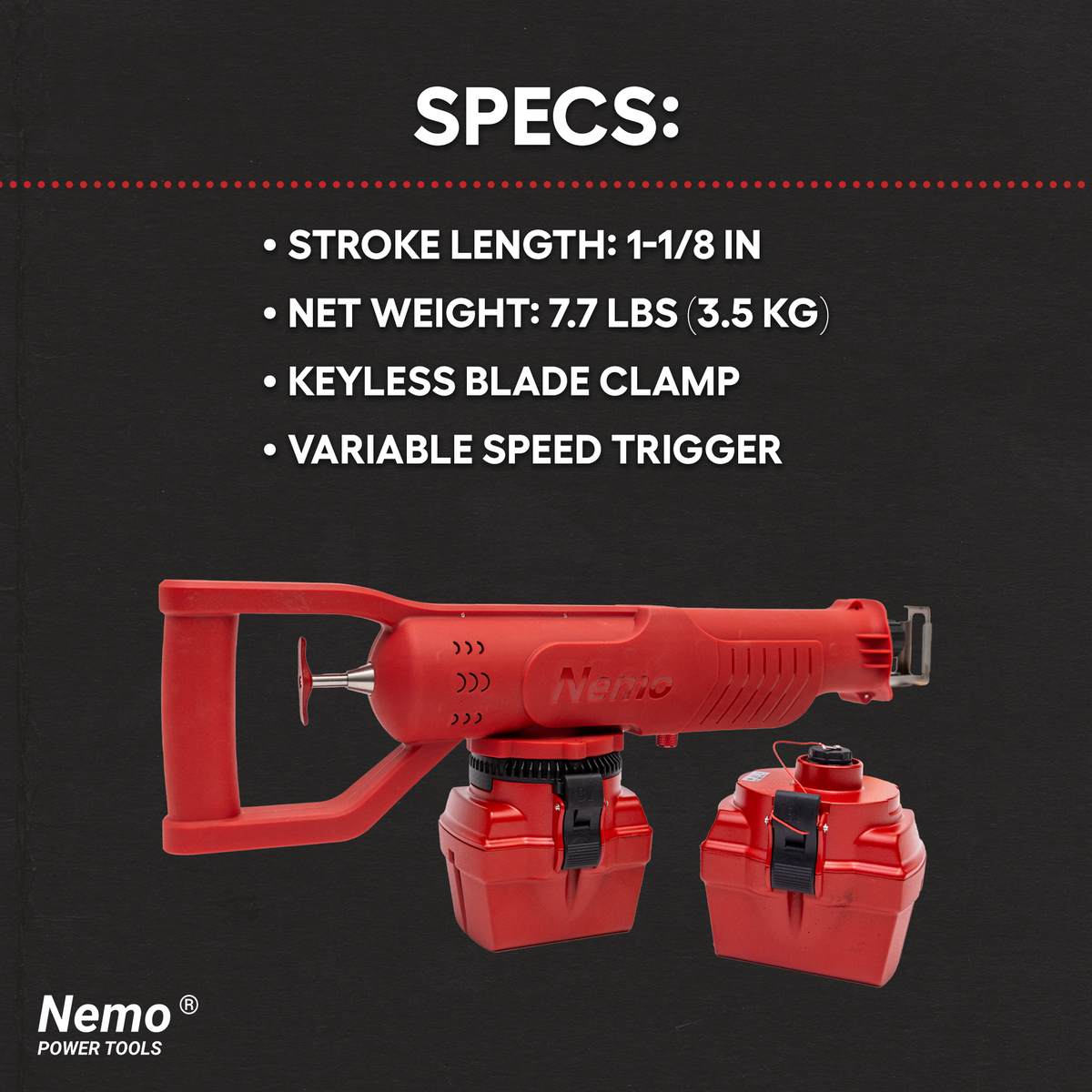 Nemo Reciprocating Saw - 50M, photo 6