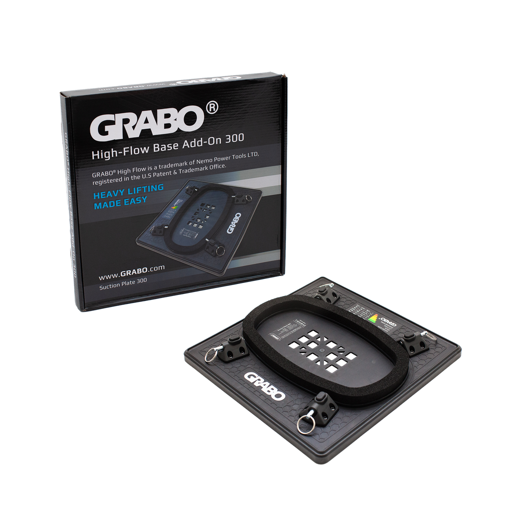 GRABO HighFlow Suction Plate 300, 12x12in, 150 lb