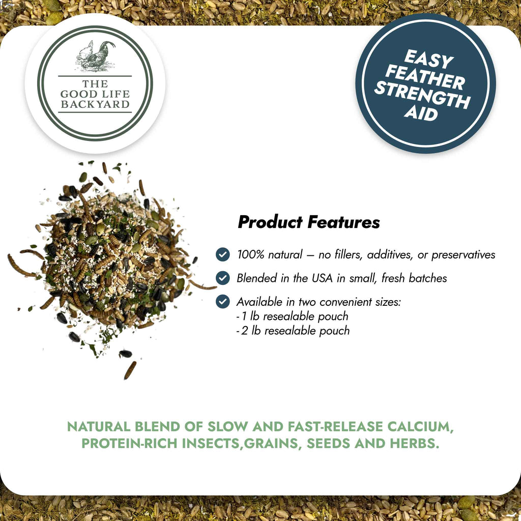Feather and Shell - Calci-Protein Blend (Chicken Feed Additive), photo 5