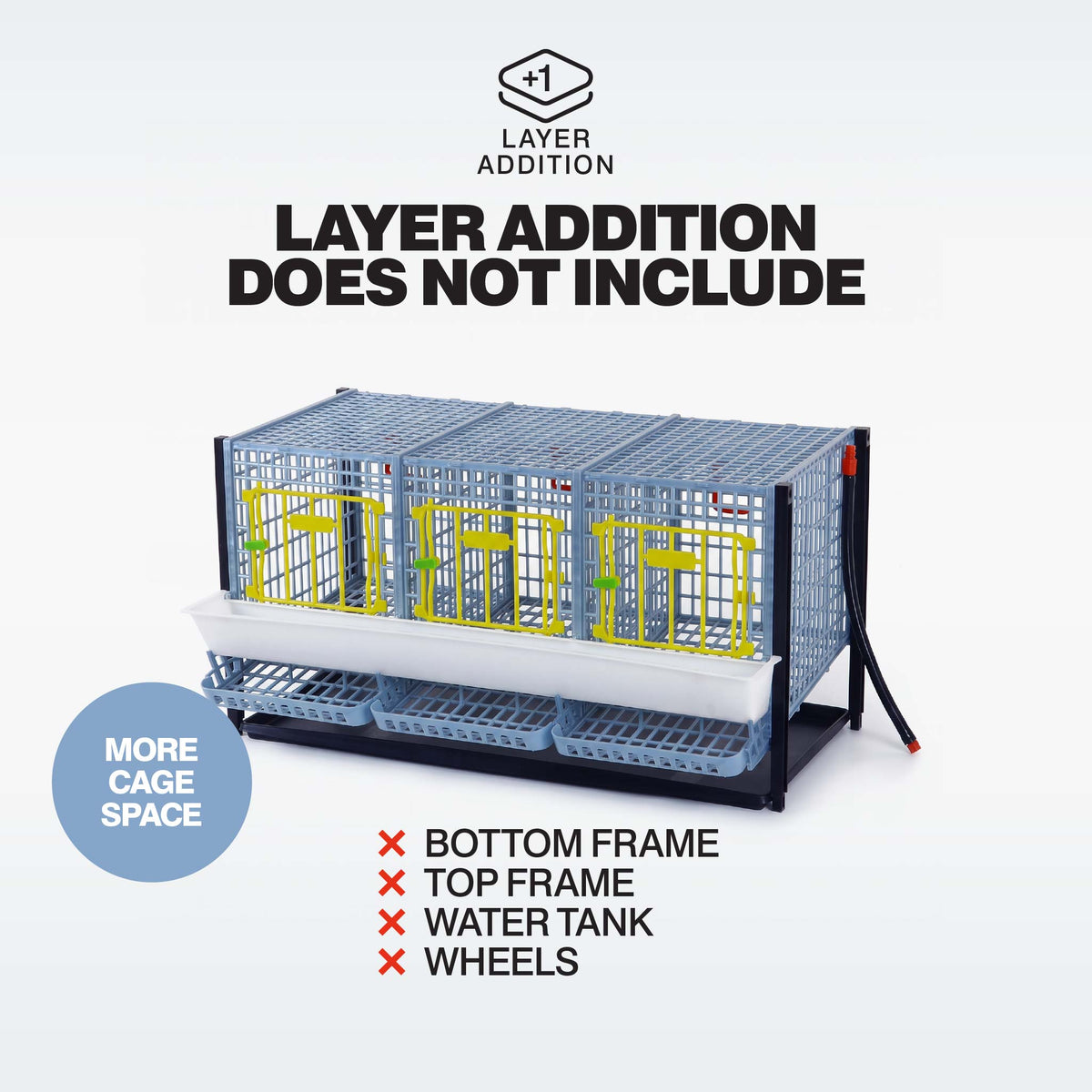 Chicken Cage - H: 15" Layer Addition, photo 5