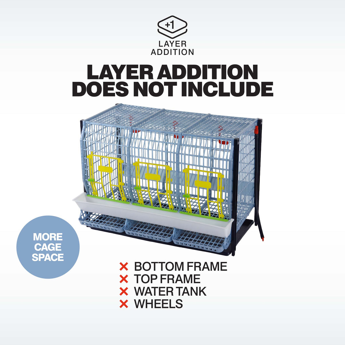 Chicken Cage - H: 22" Layer Addition, photo 5