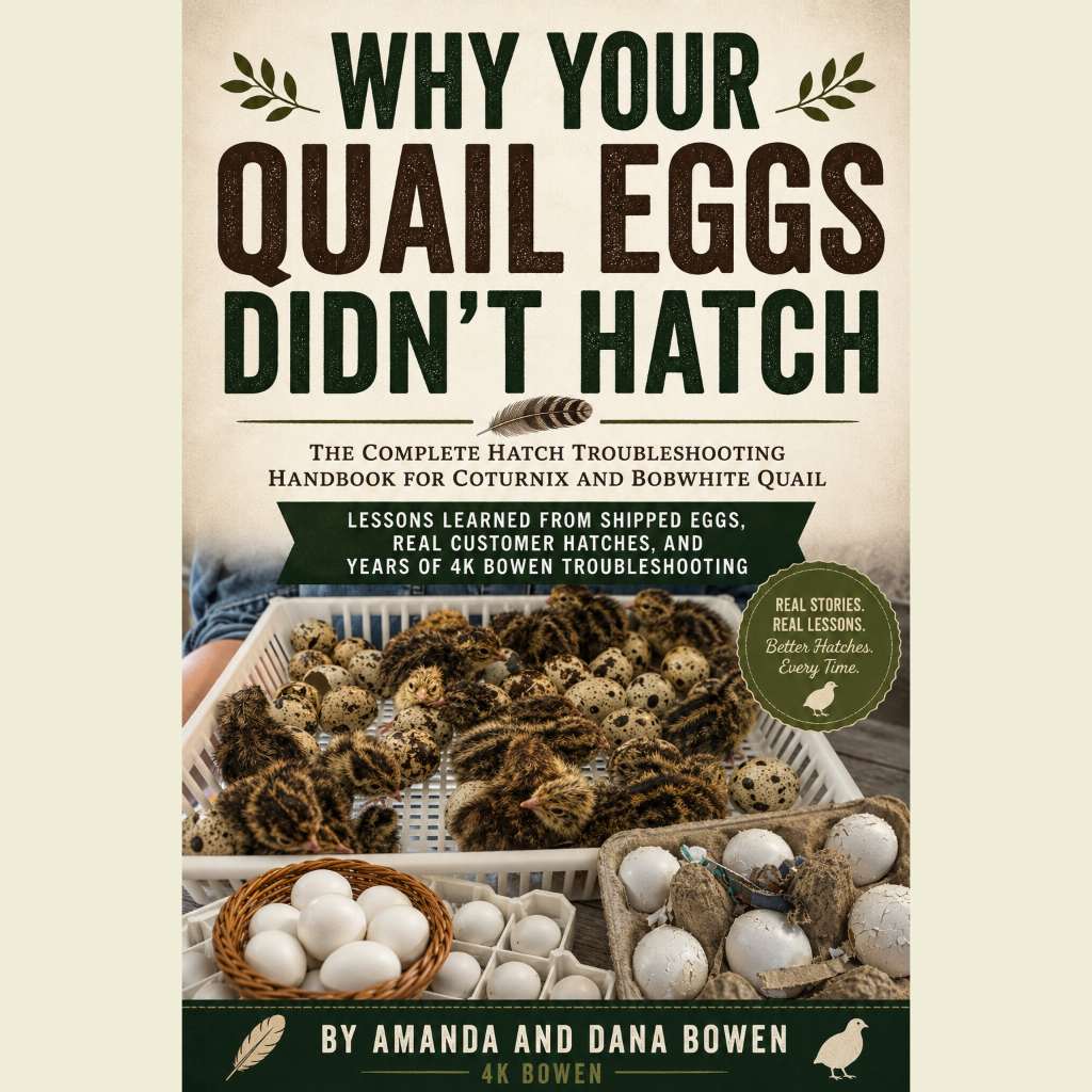 Why Your Quail Eggs Didn’t Hatch: The Complete Hatch Troubleshooting Handbook for Coturnix and Bobwhite Quail (eBook PDF)
