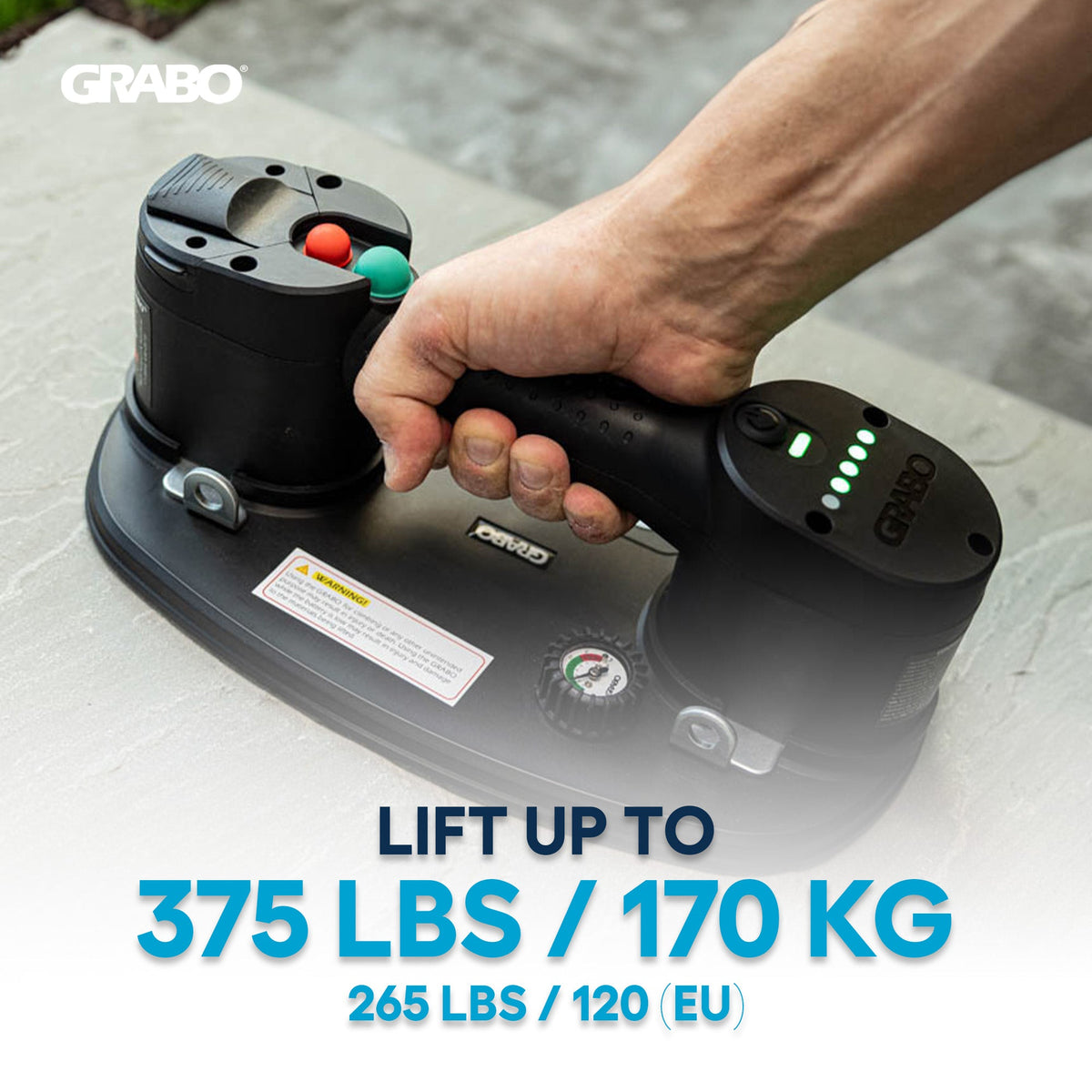 GRABO V2 Cordless Vacuum Suction Gripster