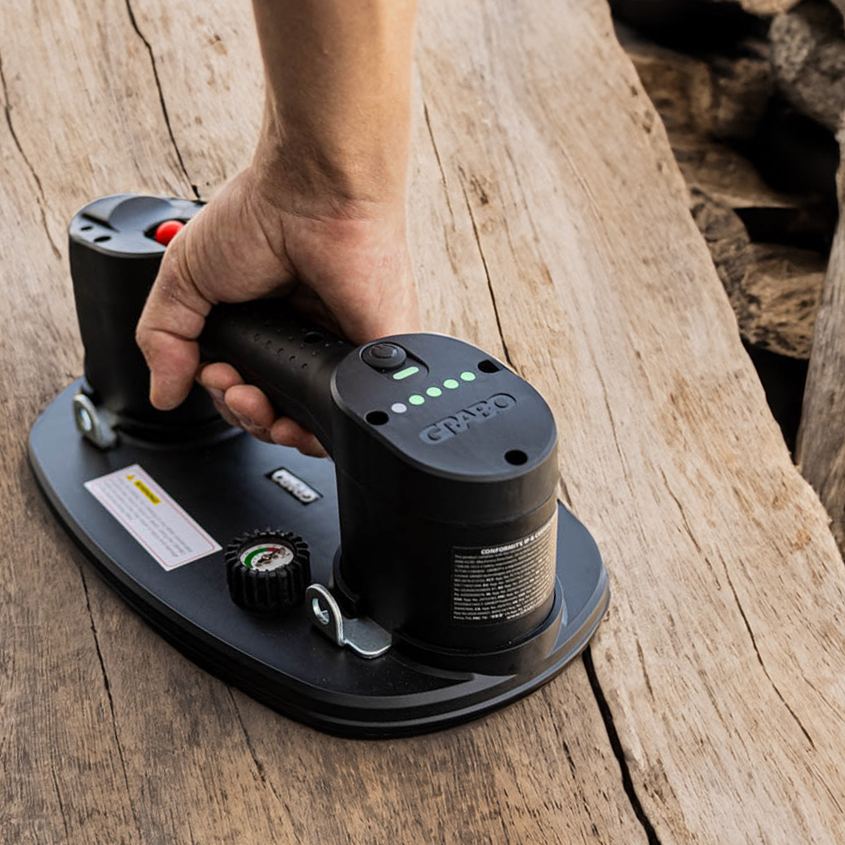 GRABO V2 Cordless Vacuum Suction Gripster, 1 Battery 1 Seal