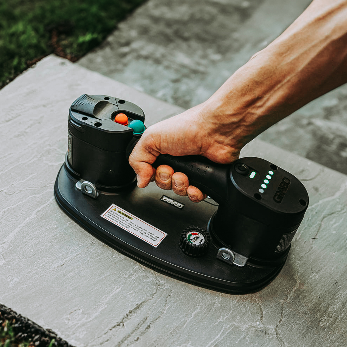 GRABO V2 Cordless Vacuum Suction Gripster, 1 Battery 1 Seal