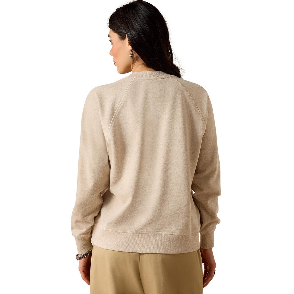 Ariat Women's Western Victoria Oversized Sweatshirt – Cozy French Terry Pullover