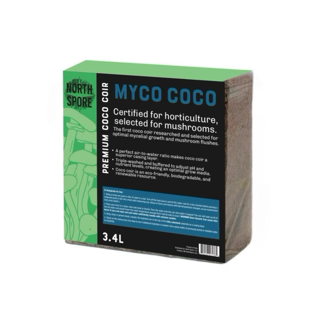 Myco Coco' Compressed Coco Coir Substrate & Casing Layer