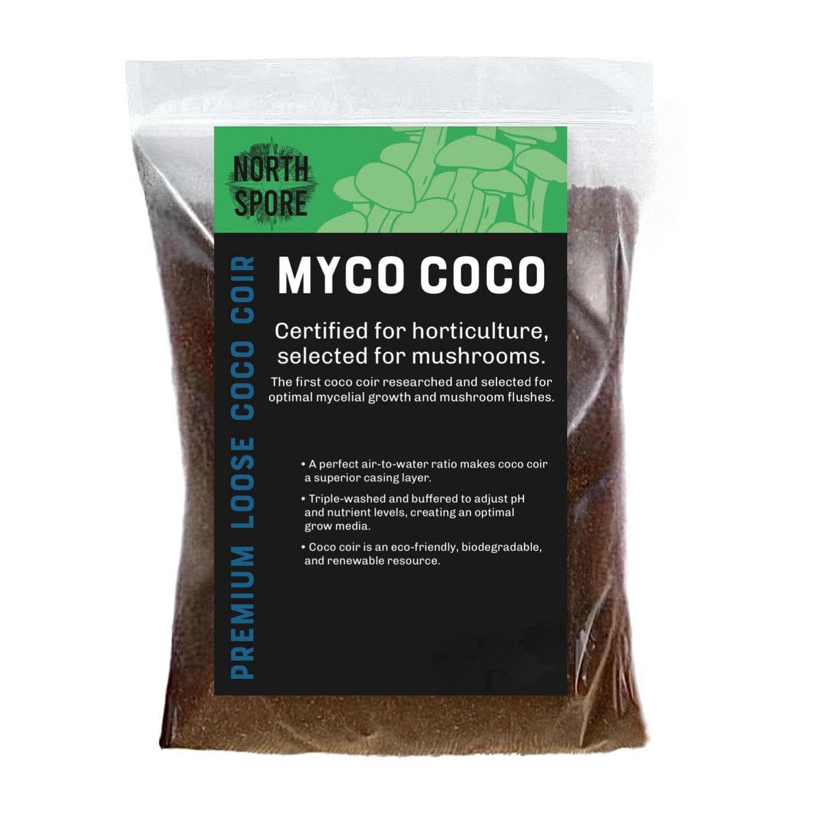 Myco Coco' Loose Coco Coir Substrate & Casing Layer