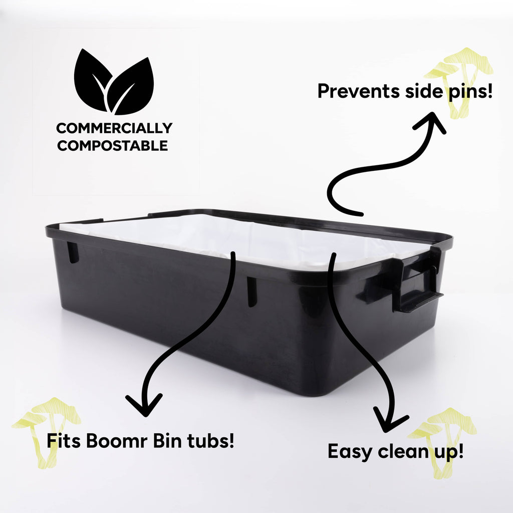 5-Pack Boomr Bin Mushroom Monotub Liner Inserts