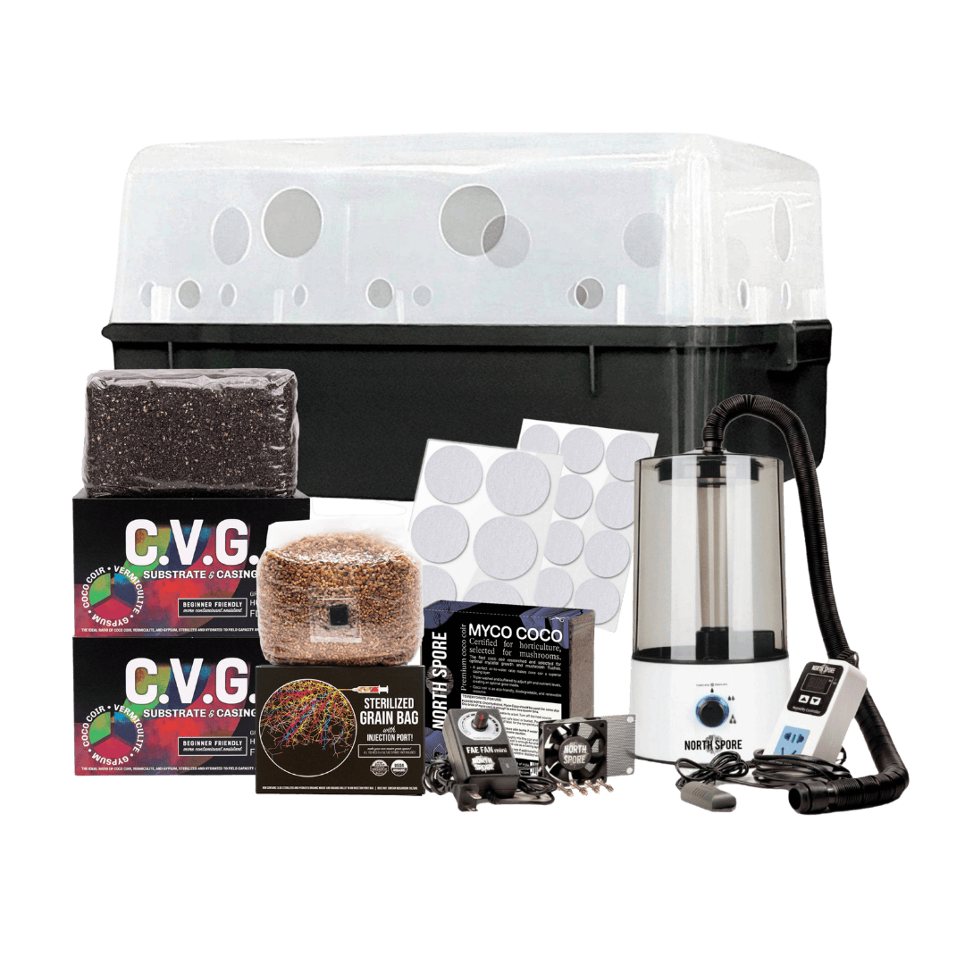 Automated 'Boomr Bin' + CVG Monotub Mushroom Grow Kit