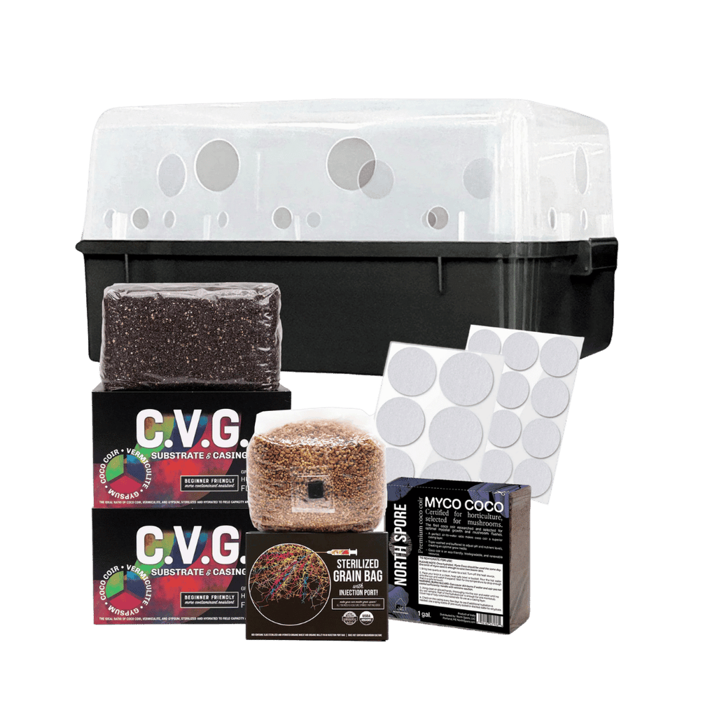 Boomr Bin' + CVG Monotub Mushroom Grow Kit