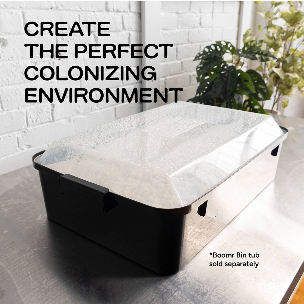 Boomr Bin Mushroom Monotub Colonizing Lid