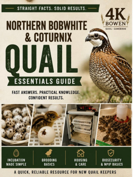 36 Jumbo Coturnix Quail Eggs Starter Kit