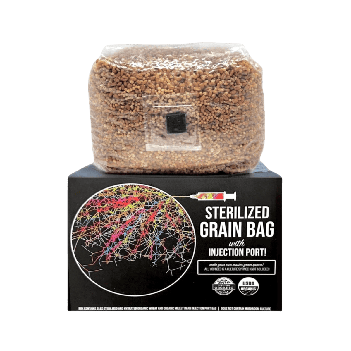 Organic Sterilized Grain Bag with Injection Port