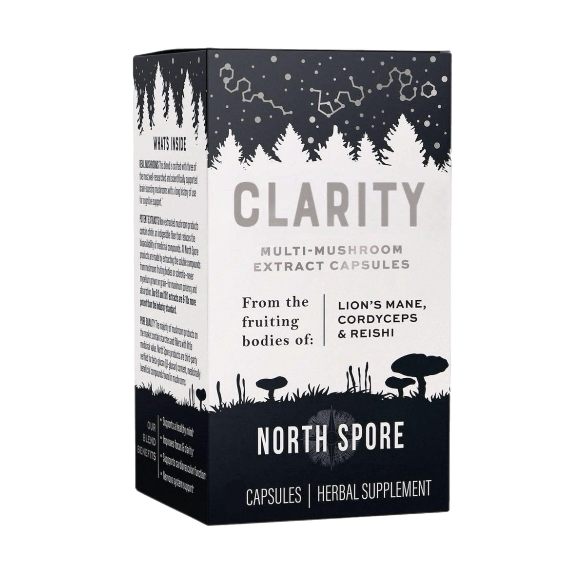 Organic ‘Clarity’ Mushroom Capsules (High Potency)